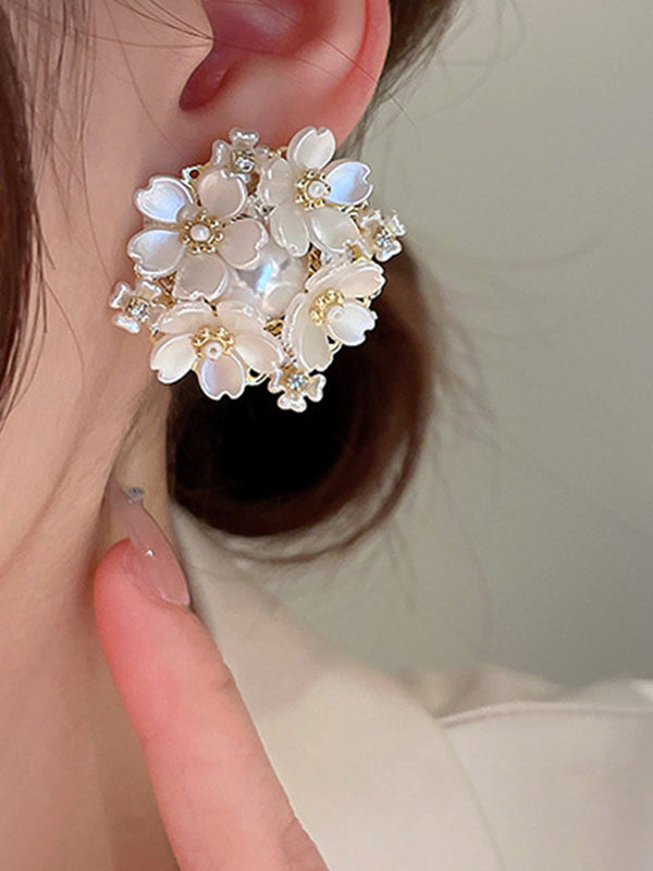 Normcore Flower Shape Earrings Accessories