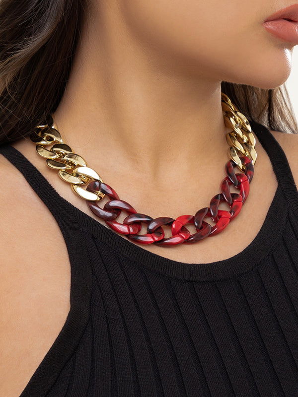 Contrast Color Necklaces Accessories