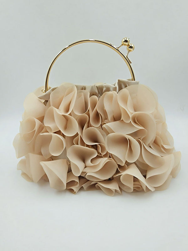 Three-Dimensional Flower Handbags