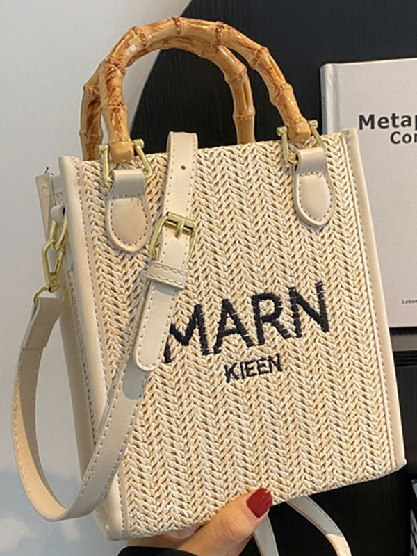 Embroidered Woven Bags Crossbody Bags Handbags