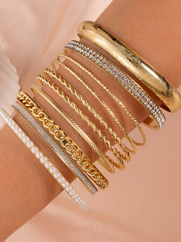 Chains Shape Geometric Bracelet Accessories