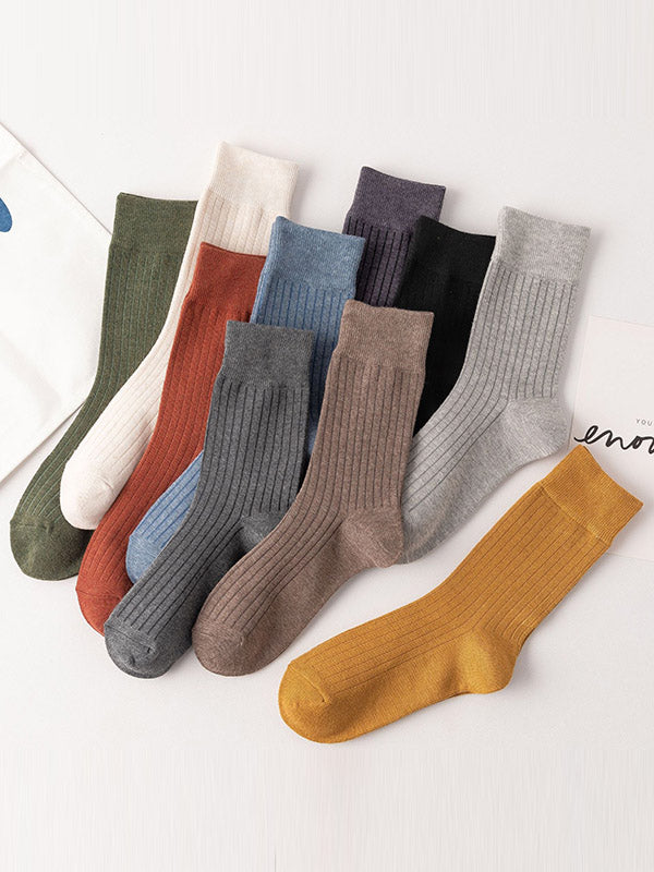 Casual Simple 10 Colors Socks